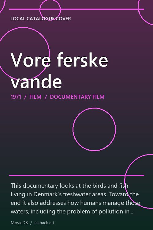 Vore ferske vande poster
