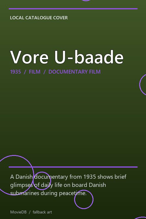 Vore U-baade poster