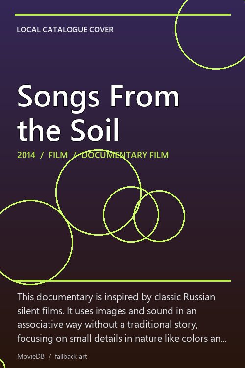 Songs From the Soil poster