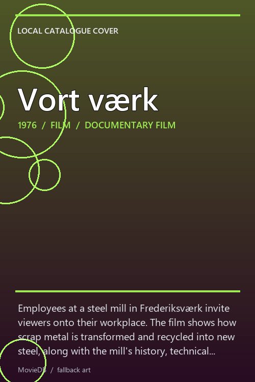 Vort værk poster