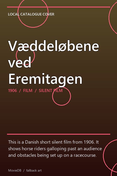 Væddeløbene ved Eremitagen poster