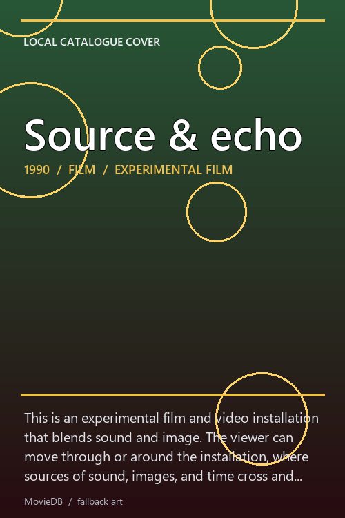 Source & echo poster