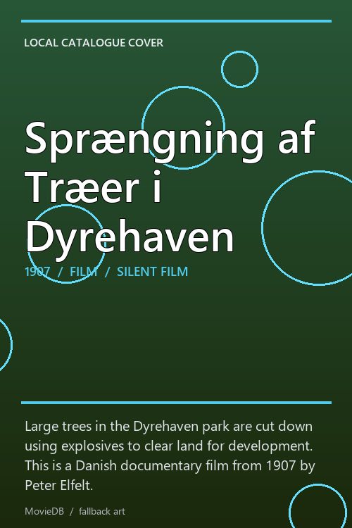 Sprængning af Træer i Dyrehaven poster