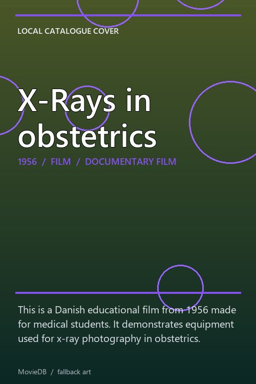 X-Rays in obstetrics poster