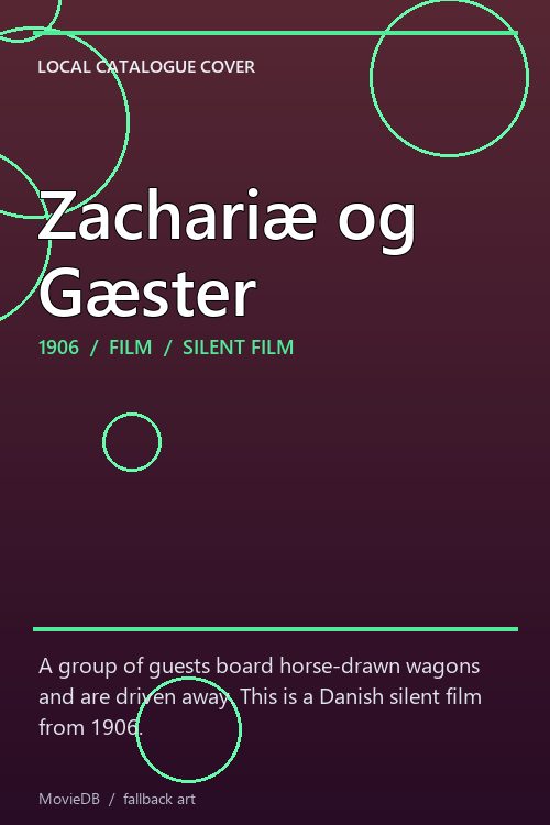 Zachariæ og Gæster poster