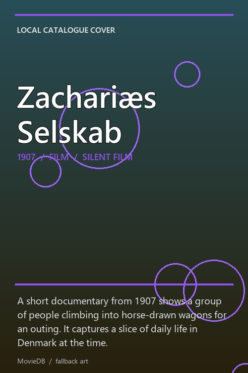 Zachariæs Selskab poster