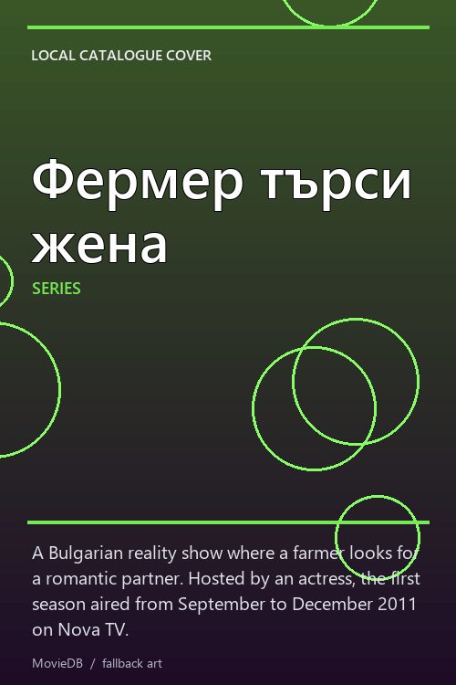 Фермер търси жена poster