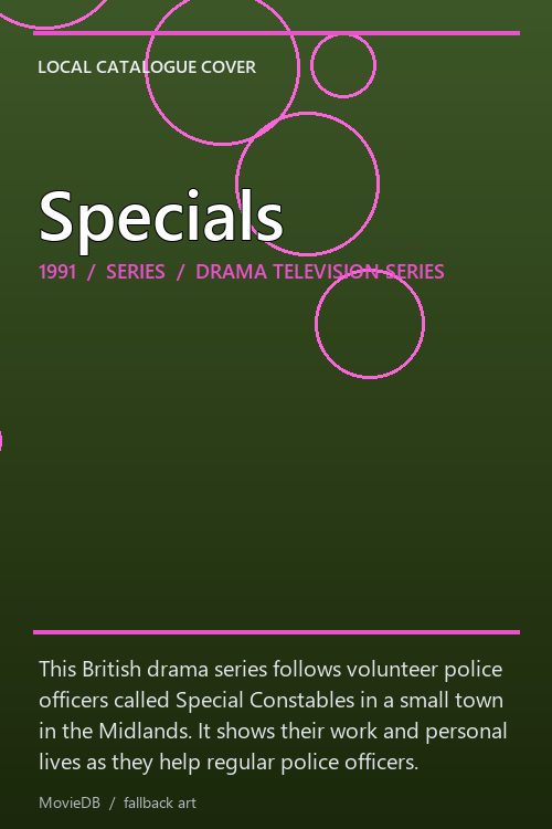 Specials poster