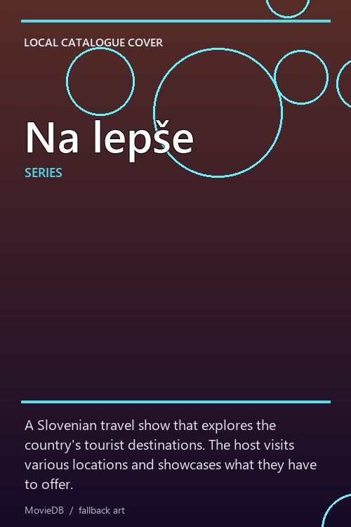 Na lepše poster