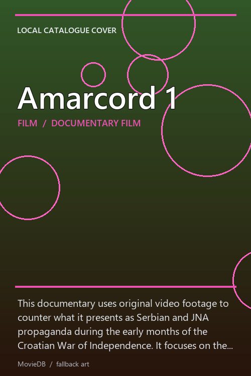 Amarcord 1 poster