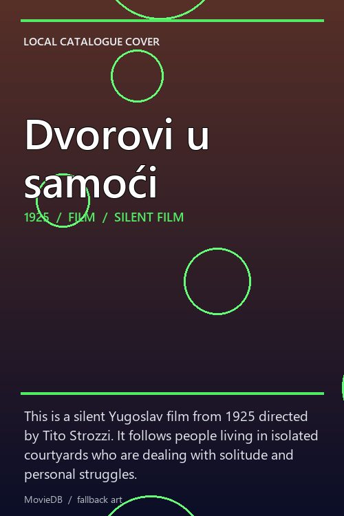 Dvorovi u samoći poster