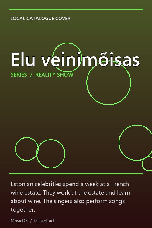 Elu veinimõisas poster