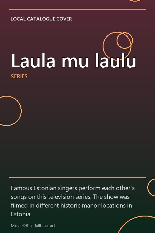 Laula mu laulu poster