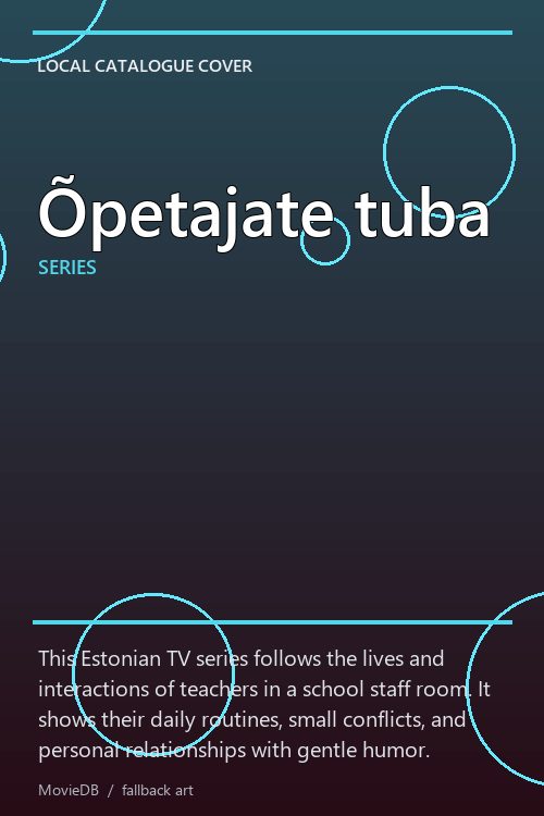 Õpetajate tuba poster