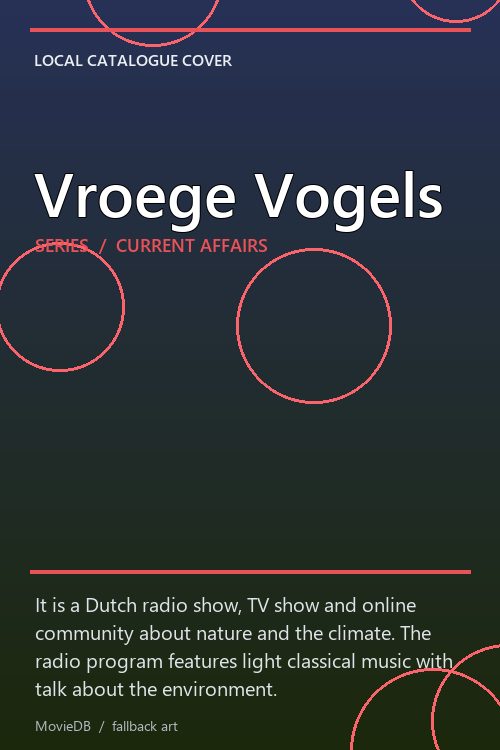Vroege Vogels poster