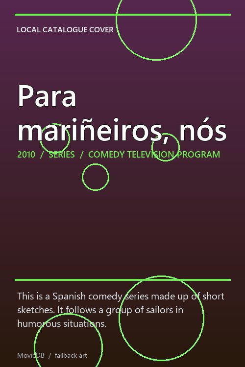 Para mariñeiros, nós poster