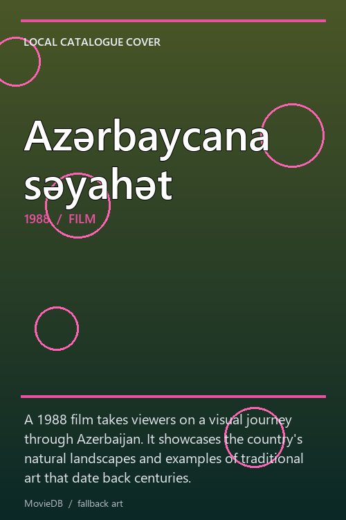Azərbaycana səyahət poster