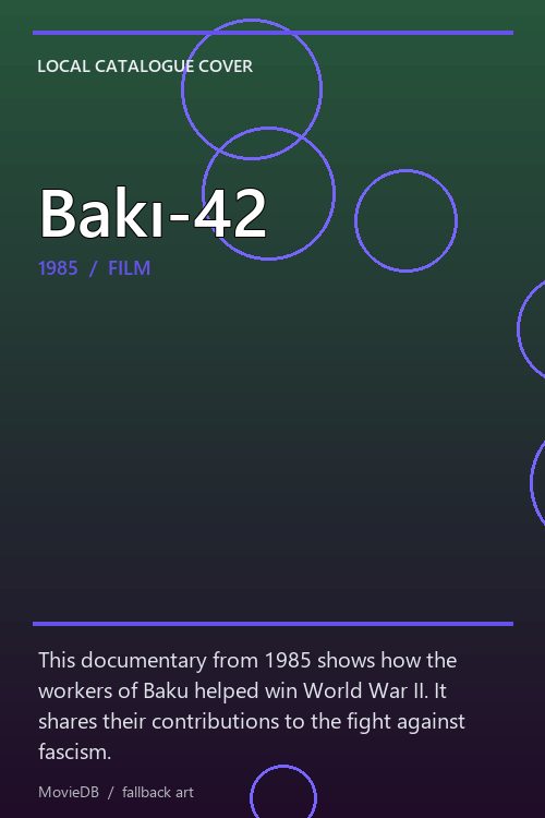 Bakı-42 poster