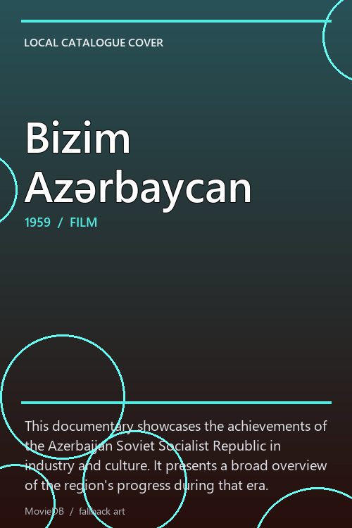 Bizim Azərbaycan poster