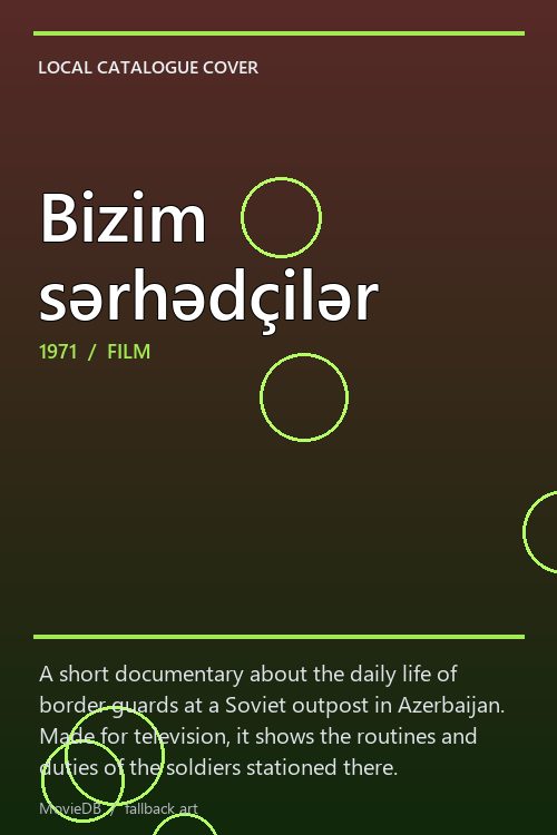 Bizim sərhədçilər poster