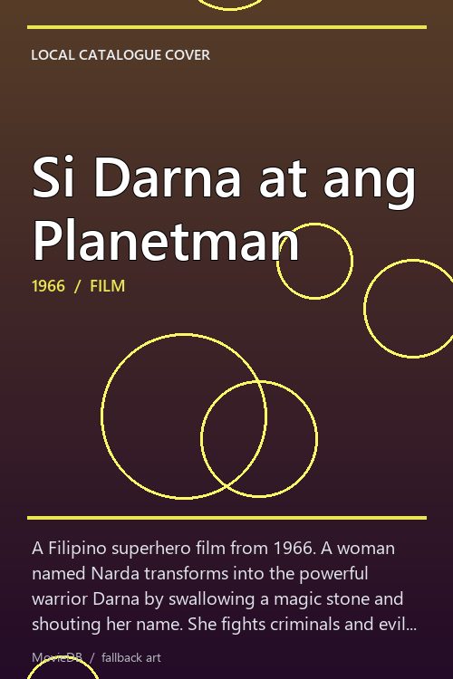 Si Darna at ang Planetman poster