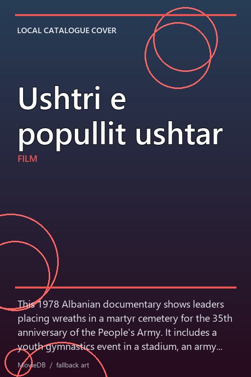 Ushtri e popullit ushtar poster