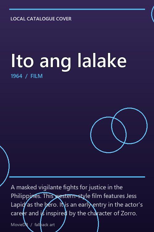 Ito ang lalake poster