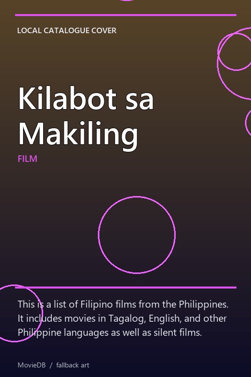 Kilabot sa Makiling poster