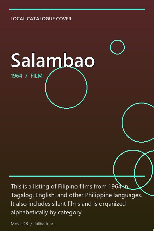 Salambao poster