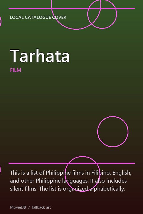 Tarhata poster