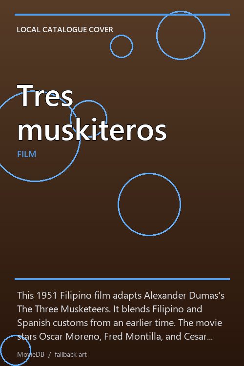Tres muskiteros poster