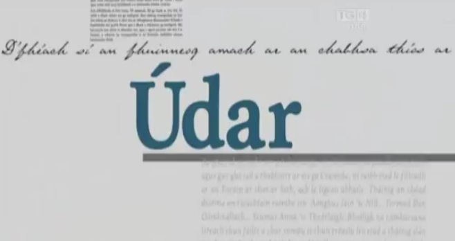 Údar poster