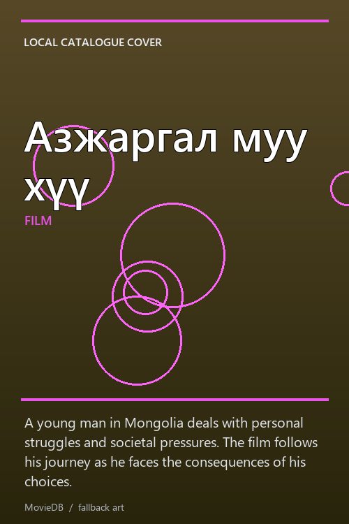 Азжаргал муу хүү poster