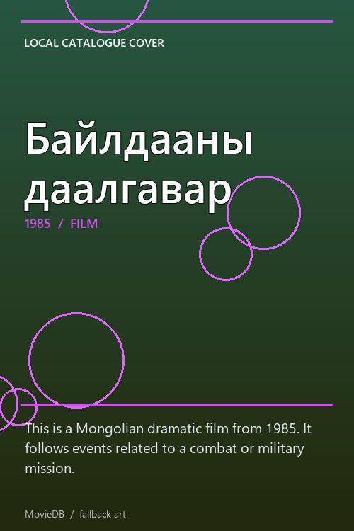 Байлдааны даалгавар poster