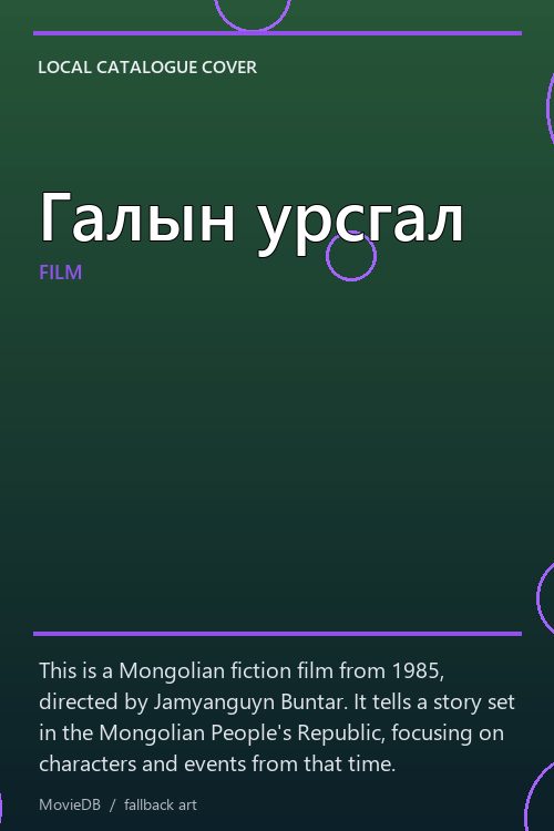 Галын урсгал poster