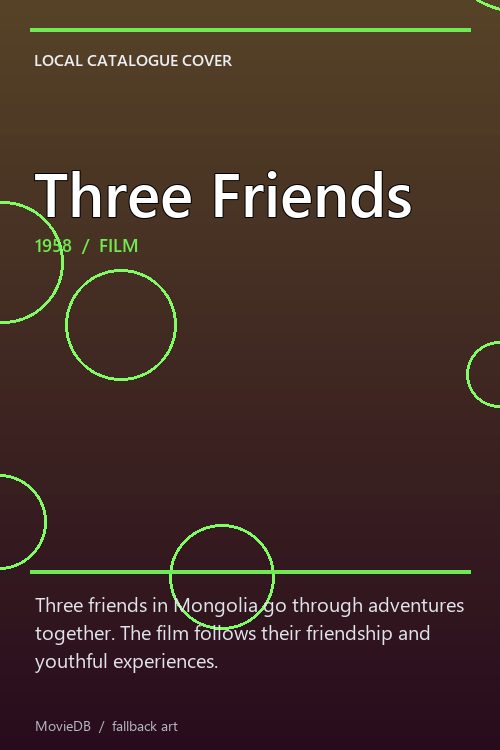 Three Friends poster