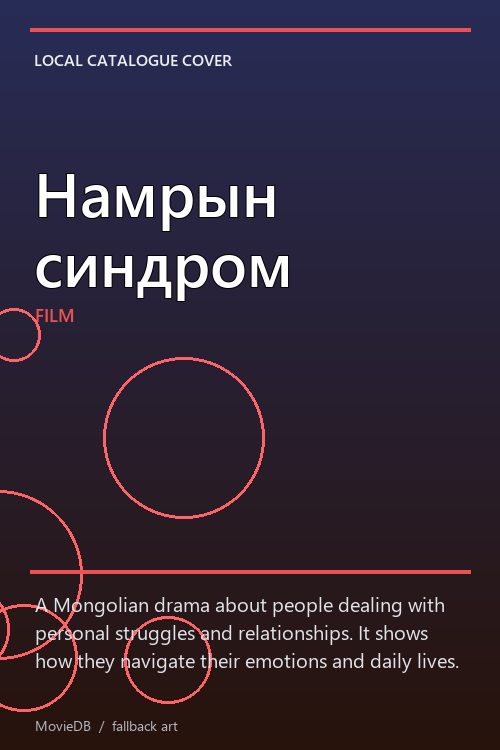 Намрын синдром poster