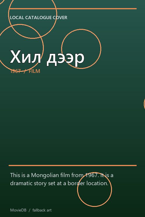 Хил дээр poster