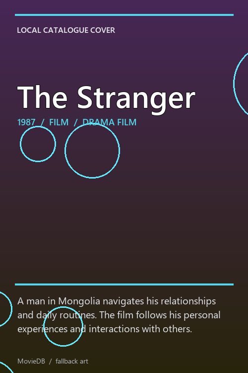 The Stranger poster