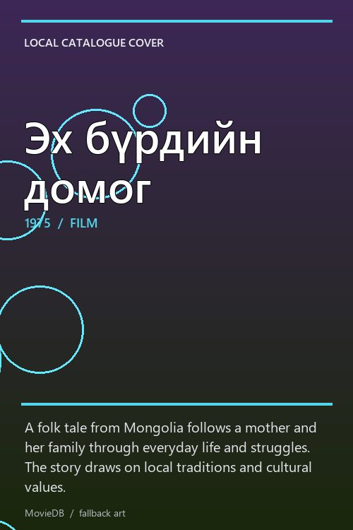 Эх бүрдийн домог poster