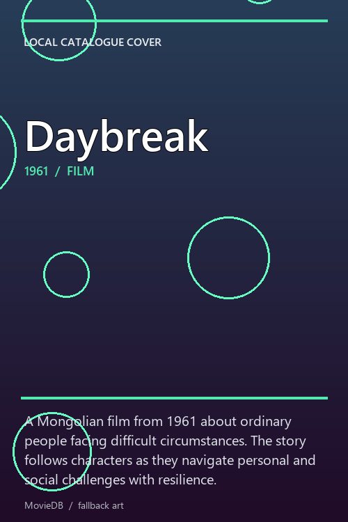 Daybreak poster