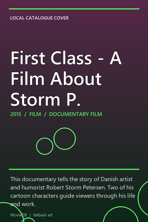 First Class - A Film About Storm P. poster