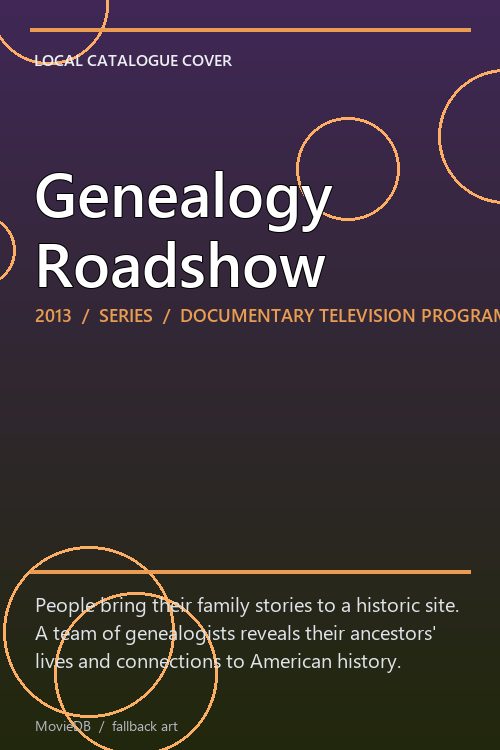 Genealogy Roadshow poster
