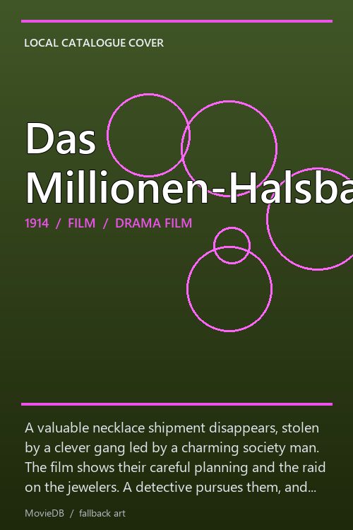 Das Millionen-Halsband poster