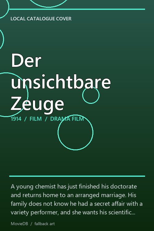 Der unsichtbare Zeuge poster