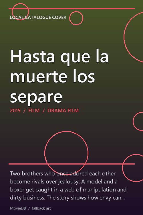Hasta que la muerte los separe poster