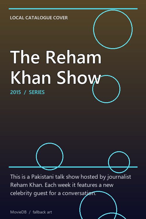 The Reham Khan Show poster