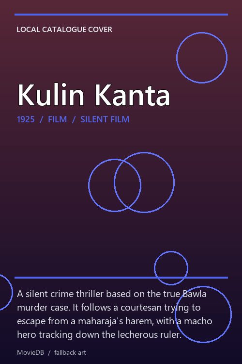 Kulin Kanta poster