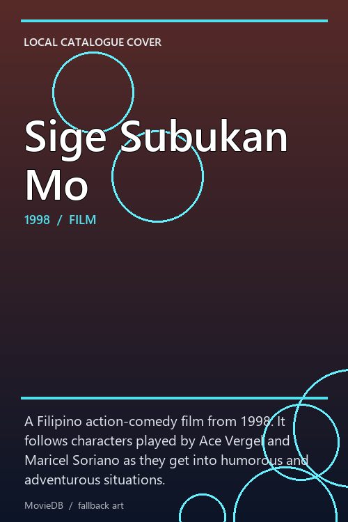 Sige Subukan Mo poster