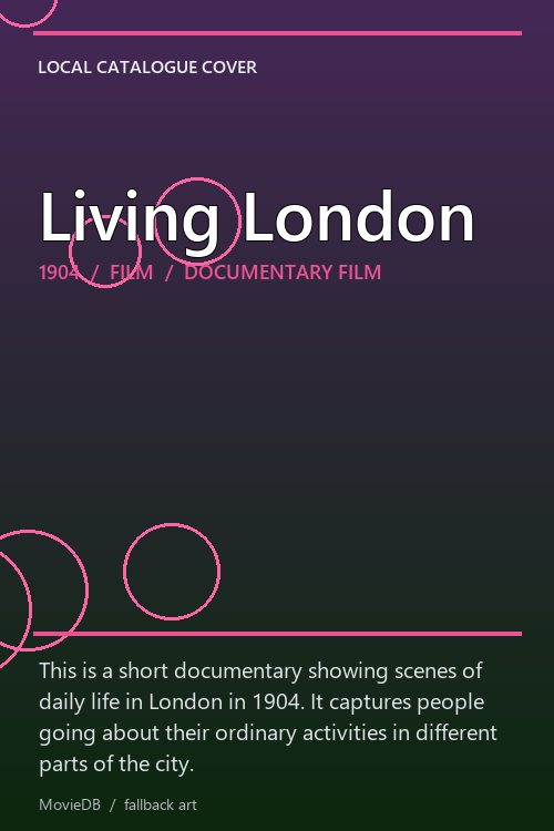 Living London poster